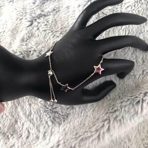 Sterling Forever Sterling Silver Star Bolo Bracelet